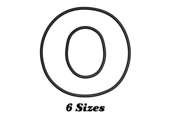 Alphabet Letter O Outline