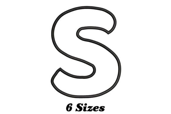 Alphabet Letter S Outline