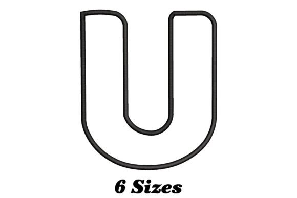 Alphabet Letter U Outline