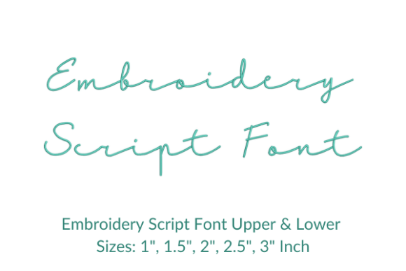 Gistesy Font Review: A Practical Embroidery Design