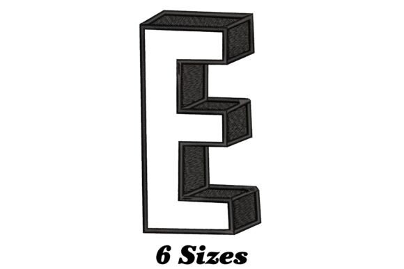 Stylish Letter E: A Bold Embellishment for Boutique Sweatshirts
